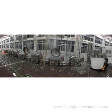 Vacuum dip Sugar Pot pickles production line